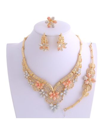 Gold Plated Necklace Set