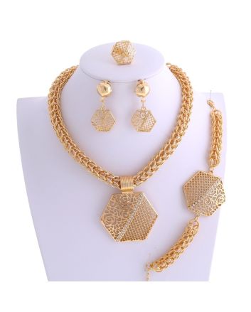 Gold Plated Necklace Set