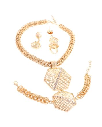 Gold Plated Necklace Set