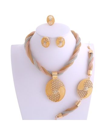 Gold Plated Necklace Set