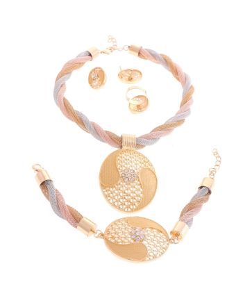 Gold Plated Necklace Set