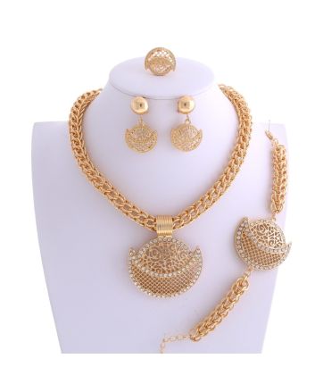 Gold Plated Necklace Set