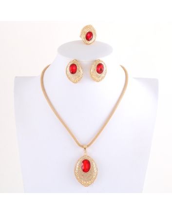 Gold Plated Necklace Set
