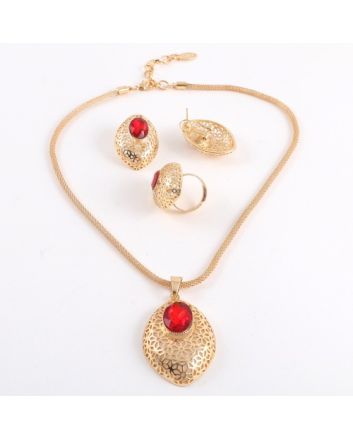 Gold Plated Necklace Set