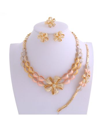 Gold Plated Necklace Set