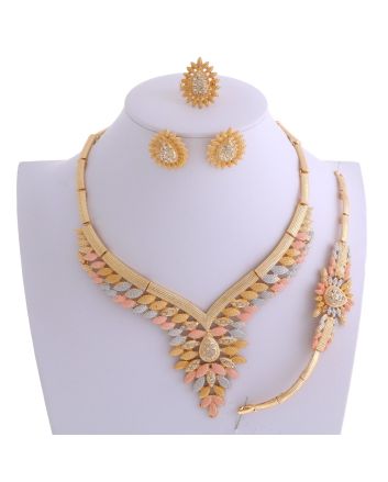 Gold Plated Necklace Set
