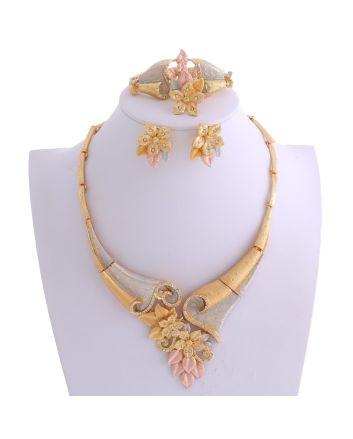 Gold Plated Necklace Set