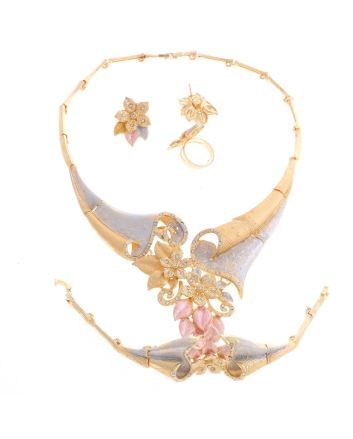 Gold Plated Necklace Set