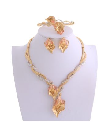 Gold Plated Necklace Set