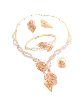 Gold Plated Necklace Set
