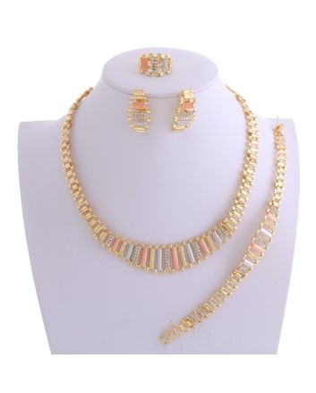 Gold Plated Necklace Set