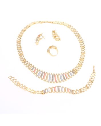 Gold Plated Necklace Set