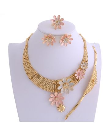 Gold Plated Necklace Set