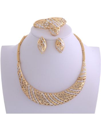 Gold Plated Necklace Set