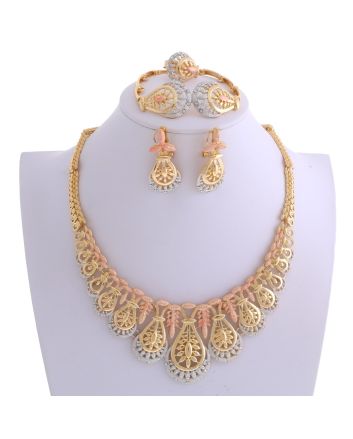Gold Plated Necklace Set