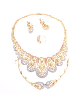 Gold Plated Necklace Set