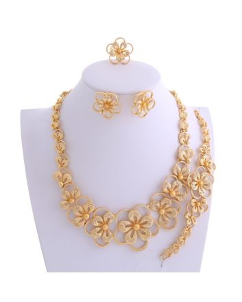 Gold Plated Necklace Set