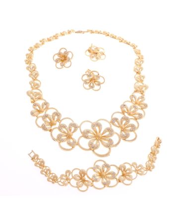 Gold Plated Necklace Set