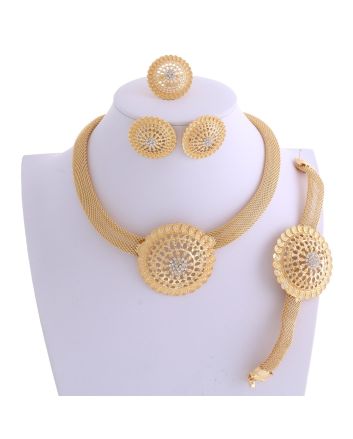 Gold Plated Necklace Set