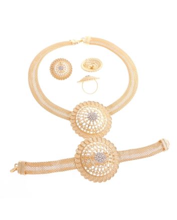 Gold Plated Necklace Set