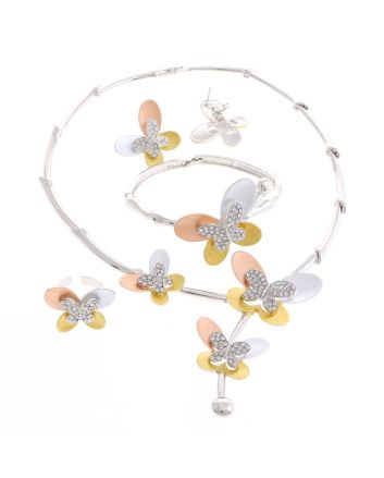 Silver Plated Necklace Set