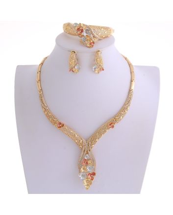 Gold Plated Necklace Set