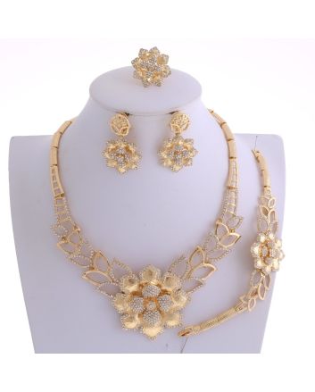 Gold Plated Necklace Set