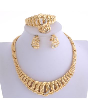 Gold Plated Necklace Set