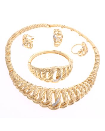 Gold Plated Necklace Set