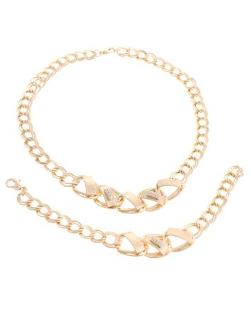 Gold Plated Necklace Set