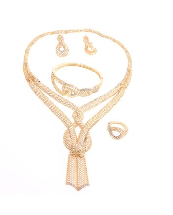 Gold Plated Necklace Set