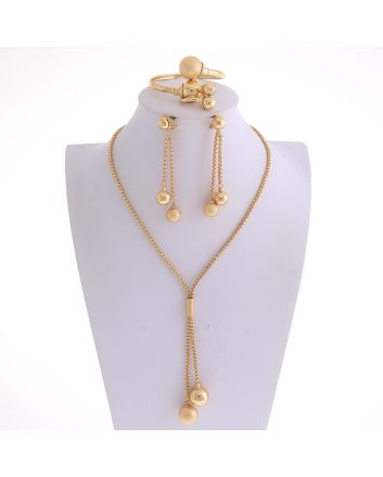 Gold Plated Necklace Set