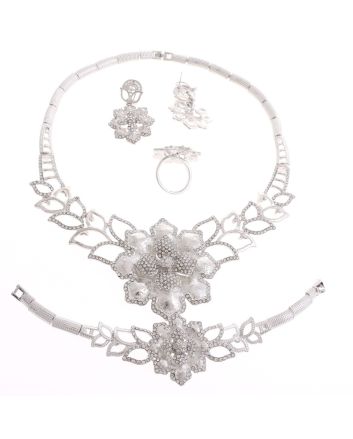 Silver Plated Necklace Set