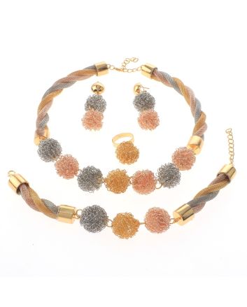 Gold Plated Necklace Set