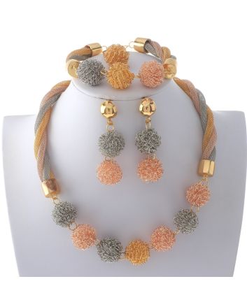 Gold Plated Necklace Set