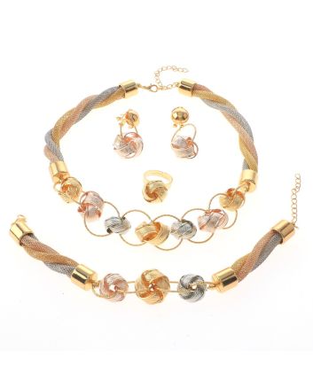 Gold Plated Necklace Set