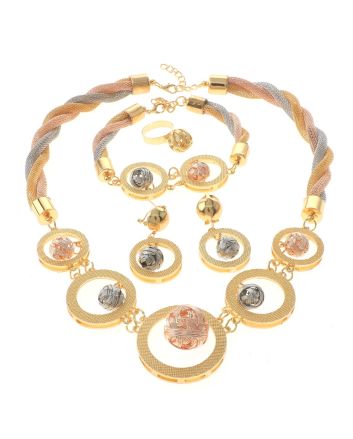 Gold Plated Necklace Set