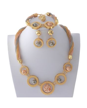 Gold Plated Necklace Set