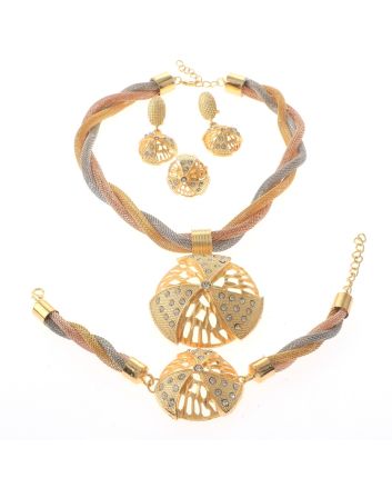 Gold Plated Necklace Set