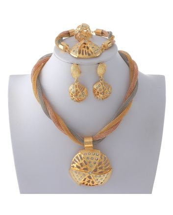 Gold Plated Necklace Set