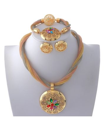 Gold Plated Necklace Set