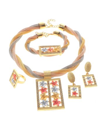 Gold Plated Necklace Set