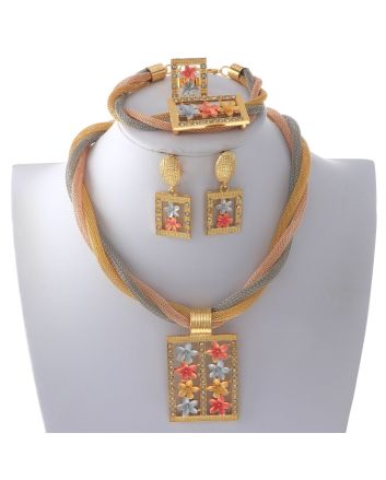 Gold Plated Necklace Set