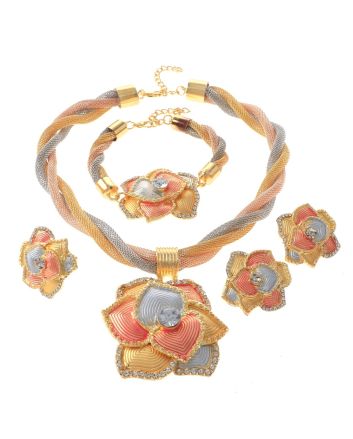 Gold Plated Necklace Set