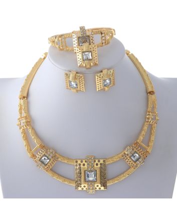 Gold Plated Necklace Set