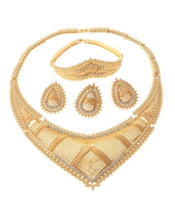 Gold Plated Necklace Set