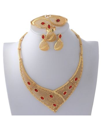 Gold Plated Necklace Set