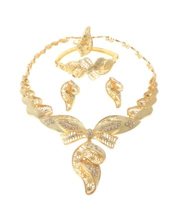 Gold Plated Necklace Set