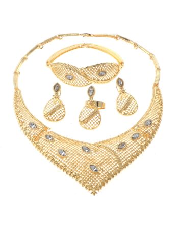 Gold Plated Necklace Set