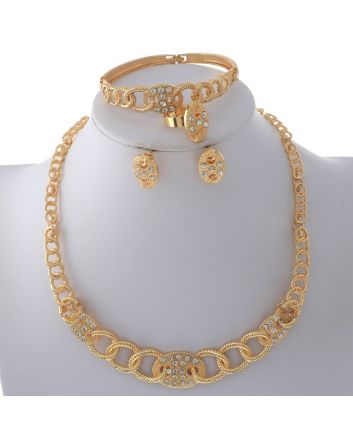 Gold Plated Necklace Set